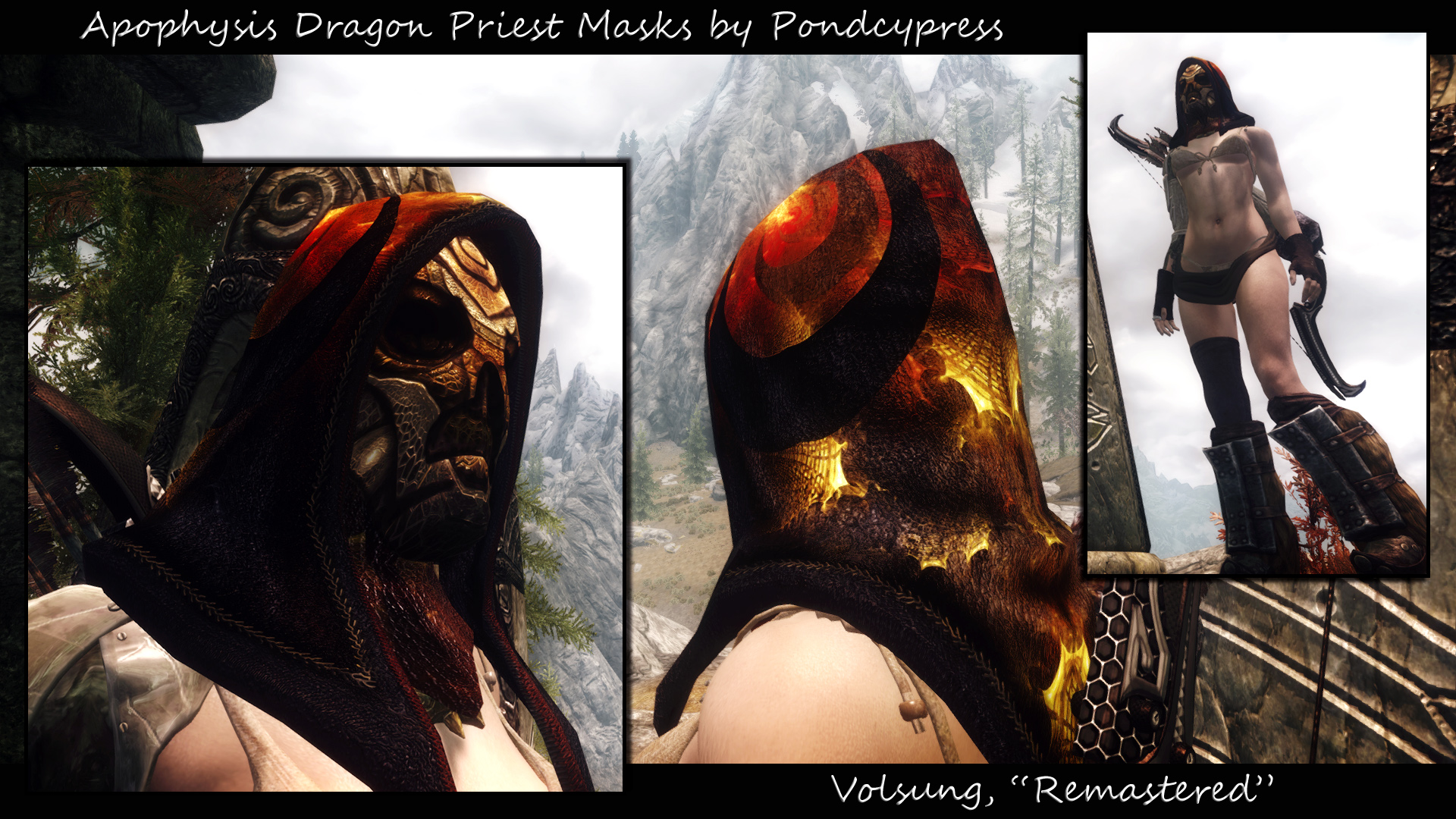 Skyrim маски драконьих жрецов ретекстуры Skyrim маски драконьих жрецов ретекстуры