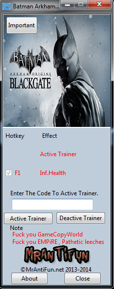скачать трейнер для бэтмен аркхем origins Get the batman arkham origins v1. 4 8 trainer for free download.