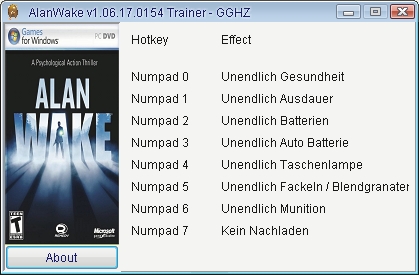 alan wake pc trainer