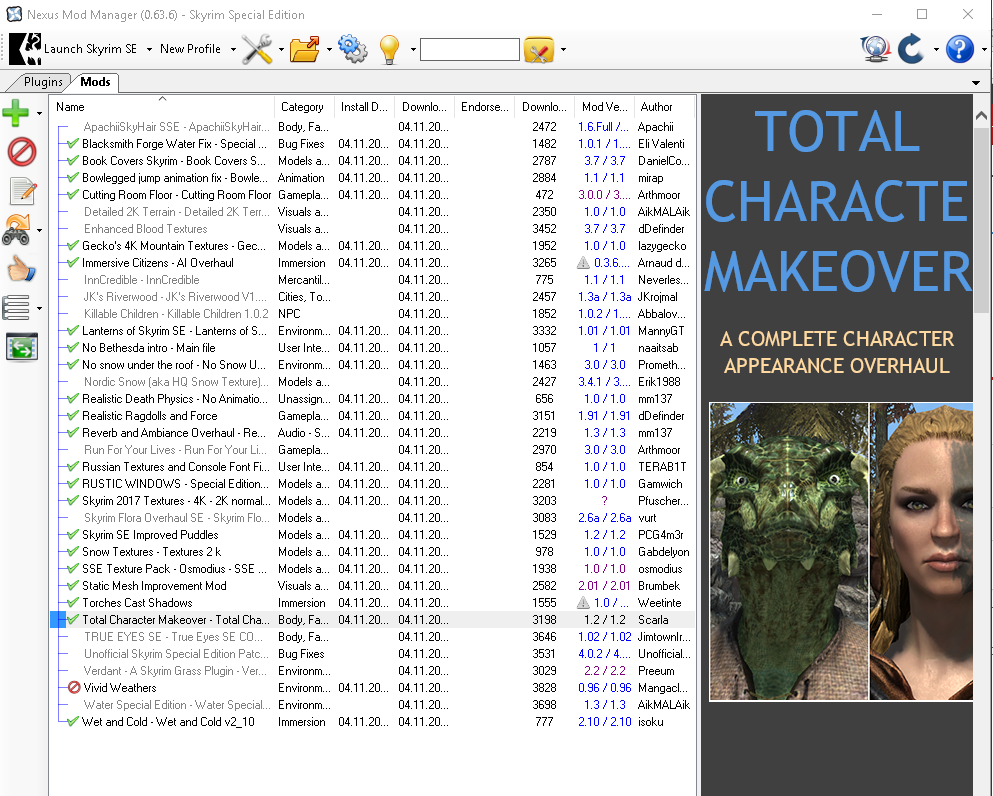sse total character makeover sse total character makeover