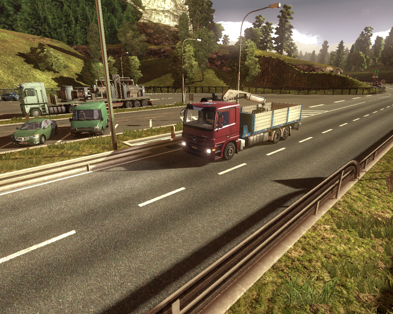 ETS 2 "Пак грузового трафика v1.0" - Файлы - патч, демо, demo, моды ...